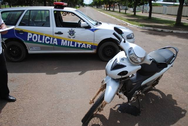 Dois acidentes e dois motociclistas feridos na tarde de hoje