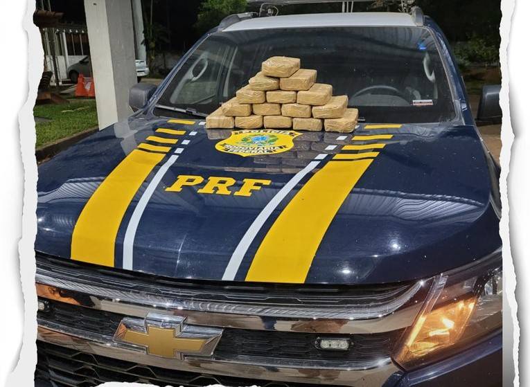 Em Rondônia, PRF realiza dois flagrantes de tráfico de drogas; em Vilhena, motorista entrou em mata fechada e fugiu