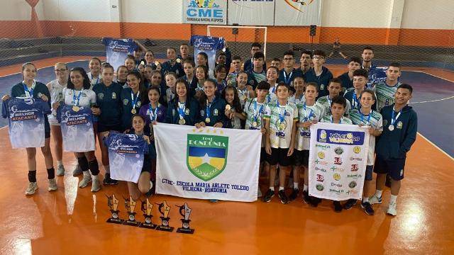 AVV conquista quatro ouros e duas pratas na 1ª Etapa do Festival Mirim de Voleibol em Sapezal