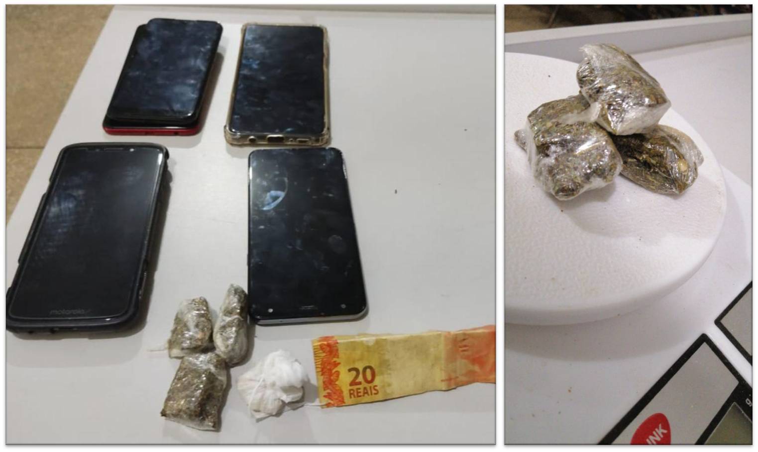 Polícia Militar apreende drogas em dois pontos da cidade de recaptura foragido da justiça
