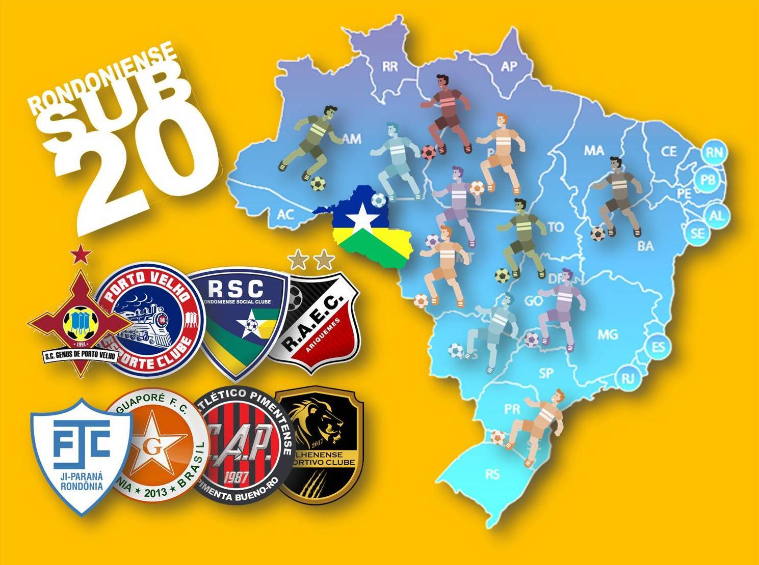 Visando criar oportunidade para atletas locais, FFER limita utilização de jogadores de fora do estado no Rondoniense Sub-20