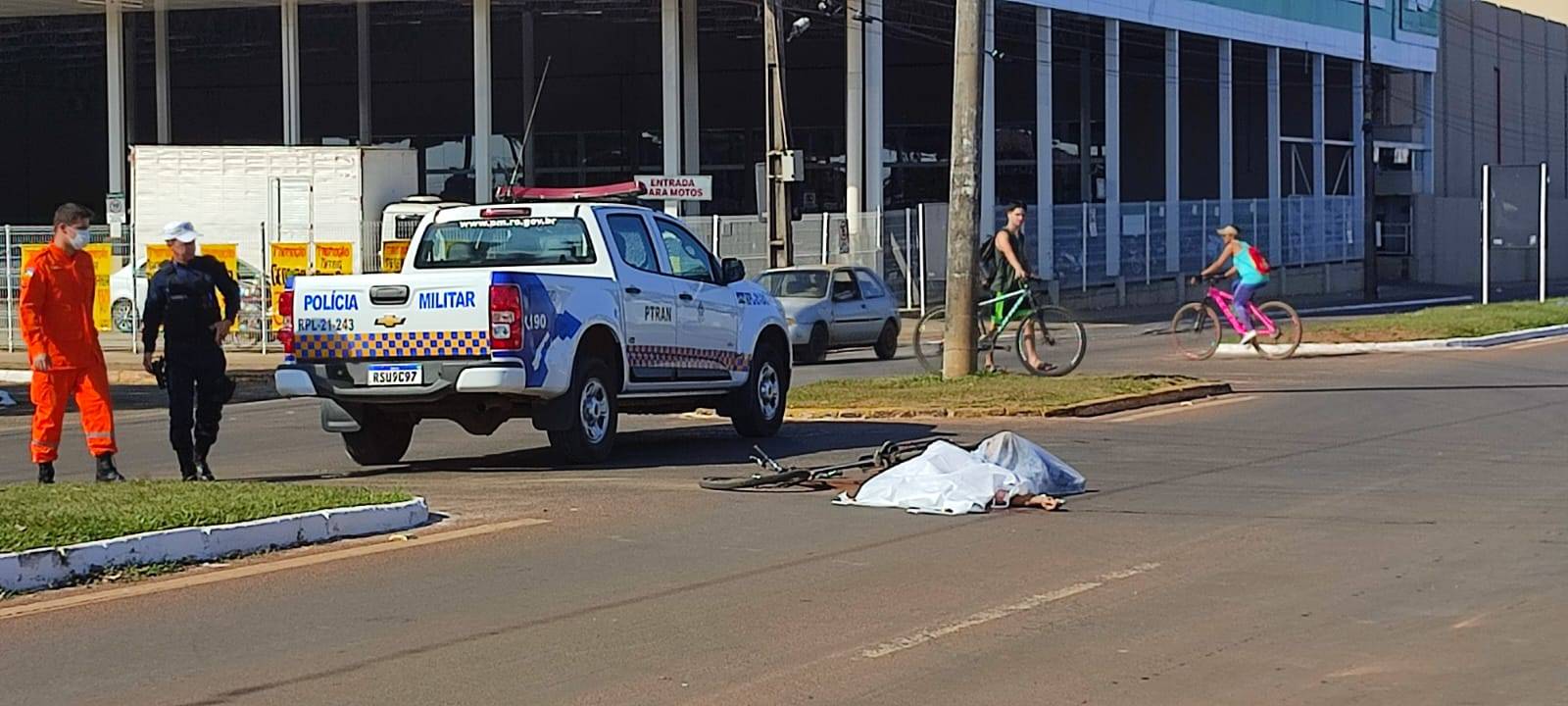 Mesmo com quebra-molas, “cruzamento mortal” faz mais uma vítima em Vilhena e população já pede a volta de “gambiarra”