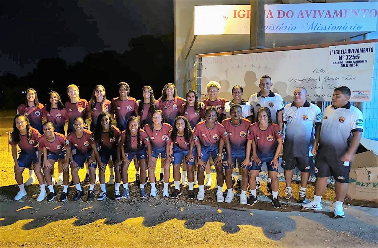Barcelona viajou na noite de ontem para o desafio de sábado contra o Rio Branco-AC pela primeira fase do Brasileiro Feminino Série A3