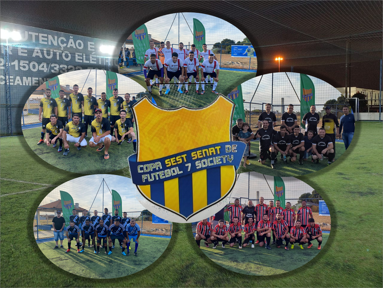 Seis equipes disputam na Arena Jogo Sagrado a terceira edição da Copa SEST SENAT de Futebol 7 Society