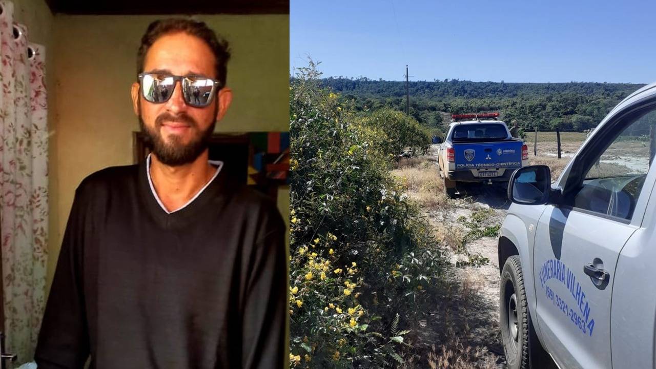 Identificados os moradores de Cacoal assassinados a tiros em Vilhena; autor do crime arrastou o corpo de um deles com a moto