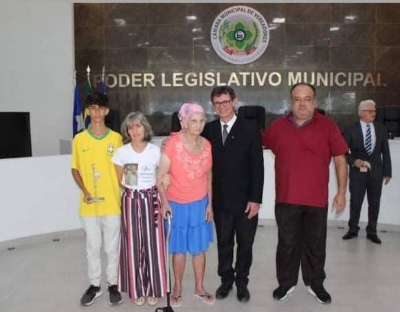 Em nota, filha de pioneiro vilhenense agradece em nome da família homenagem prestada a ele pela Câmara de Vereadores