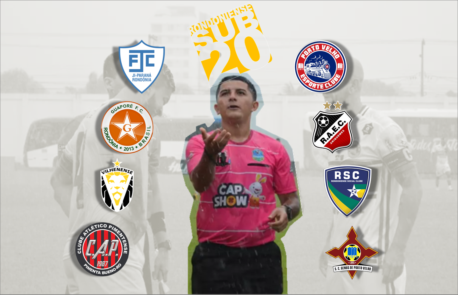 FFER define escala de arbitragem para última rodada da 1ª fase do Rondoniense Sub-20