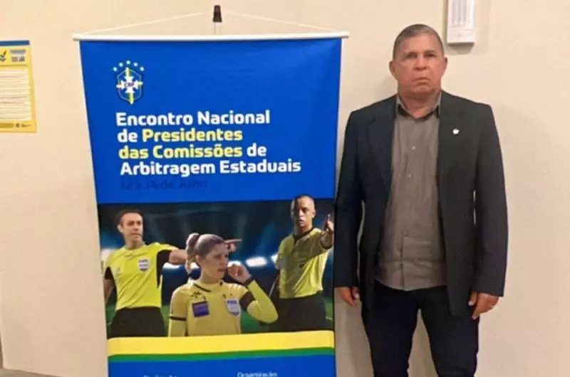 Responsável pela Comissão de Arbitragem da FFER participa do 1º Encontro de Presidentes de Arbitragem promovido pela CBF