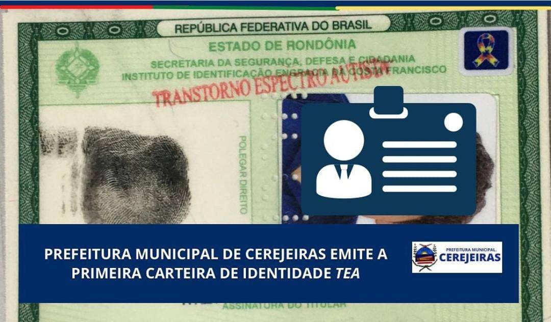Cerejeiras emite primeira carteira de identidade para autistas; vilhenense destaca importância do documento