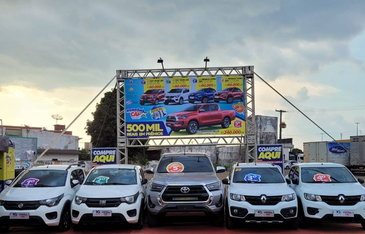 Pontos de vendas do Cone Sul premiam mais 5 ganhadores no Rondoncap; vilhenense vai dividir carro de R$ 140 mil