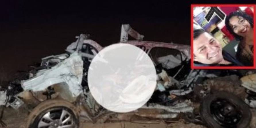 Voltando do show de Eduardo Costa, empresário e esposa têm carro esmagado por carreta e morrem em cidade de MT
