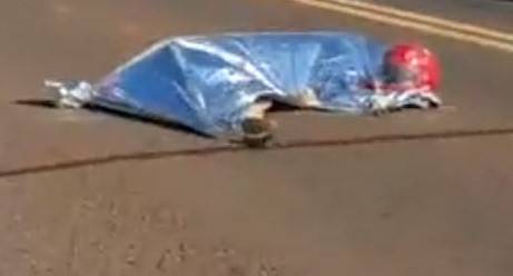 URGENTE: homem que conduzia motocicleta é encontrado morto às margens de rodovia entre Cerejeiras e Colorado do Oeste