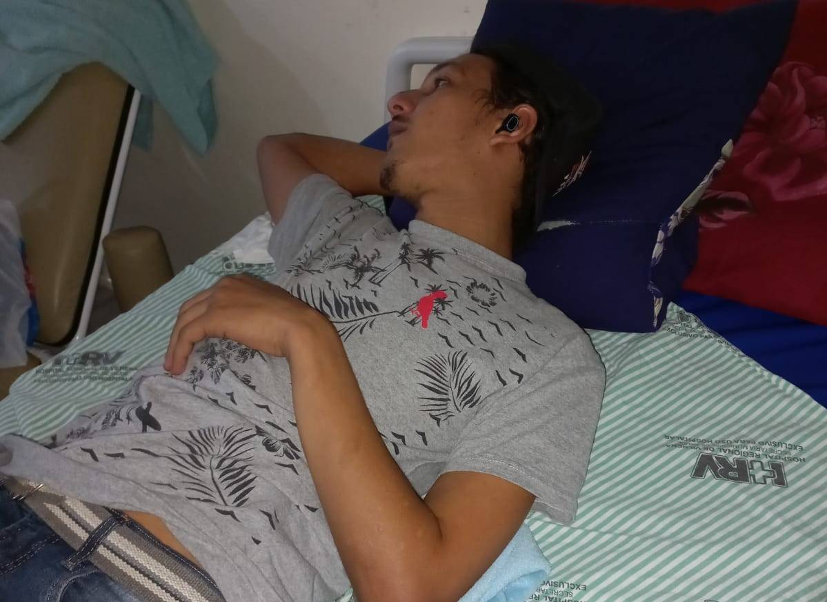 Família de rapaz acidentado na área rural de Vilhena denuncia falha em atendimento e revela drama para conseguir cirurgia