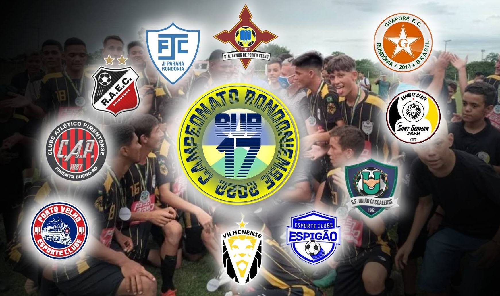 Campeonato Rondoniense Sub-17 terá dez clubes na disputa da edição 2022; tabela será divulgada nos próximos dias