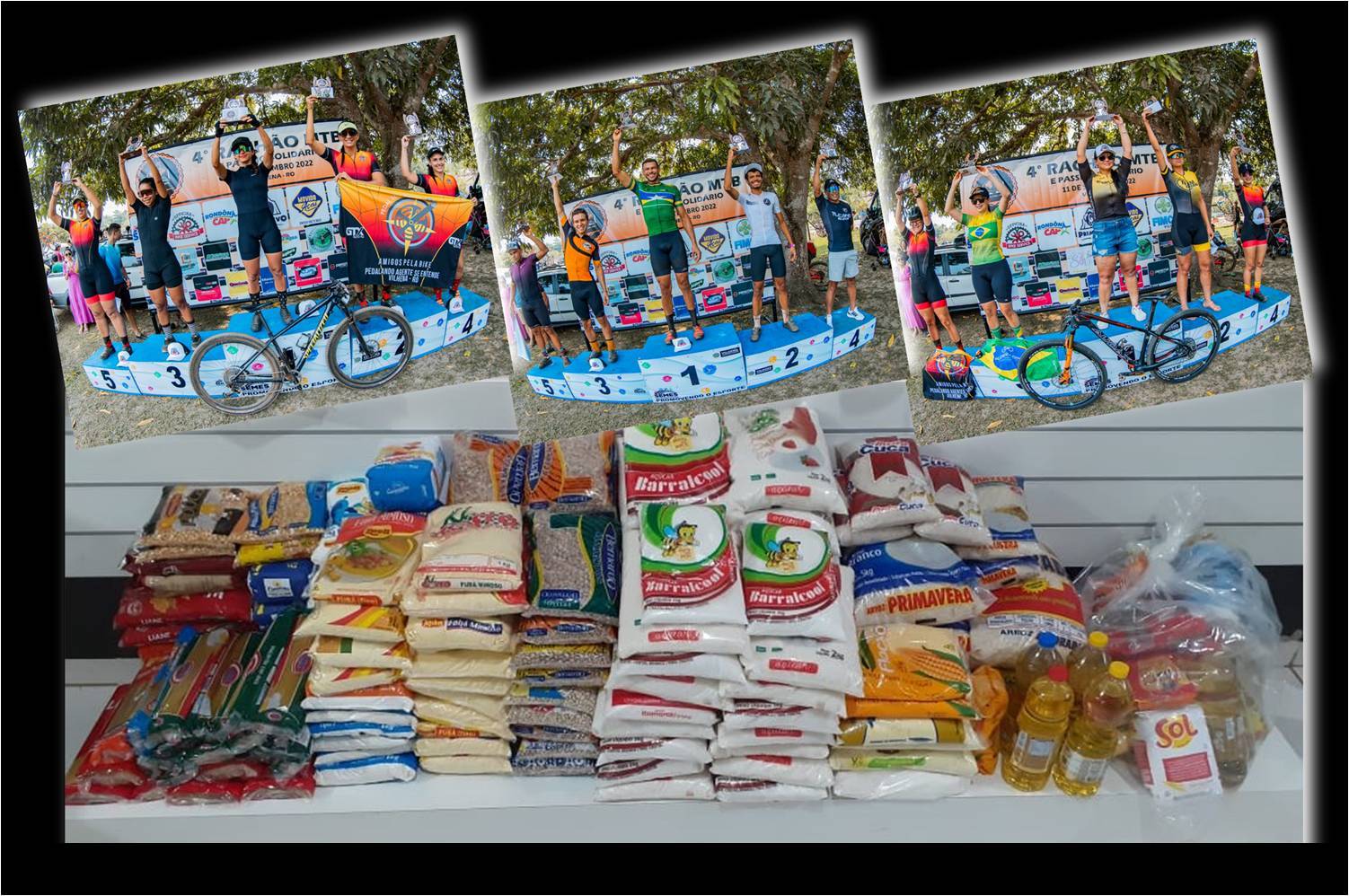 Com mais de 150 participantes, prova de ciclismo arrecada alimentos para a APAE Vilhena