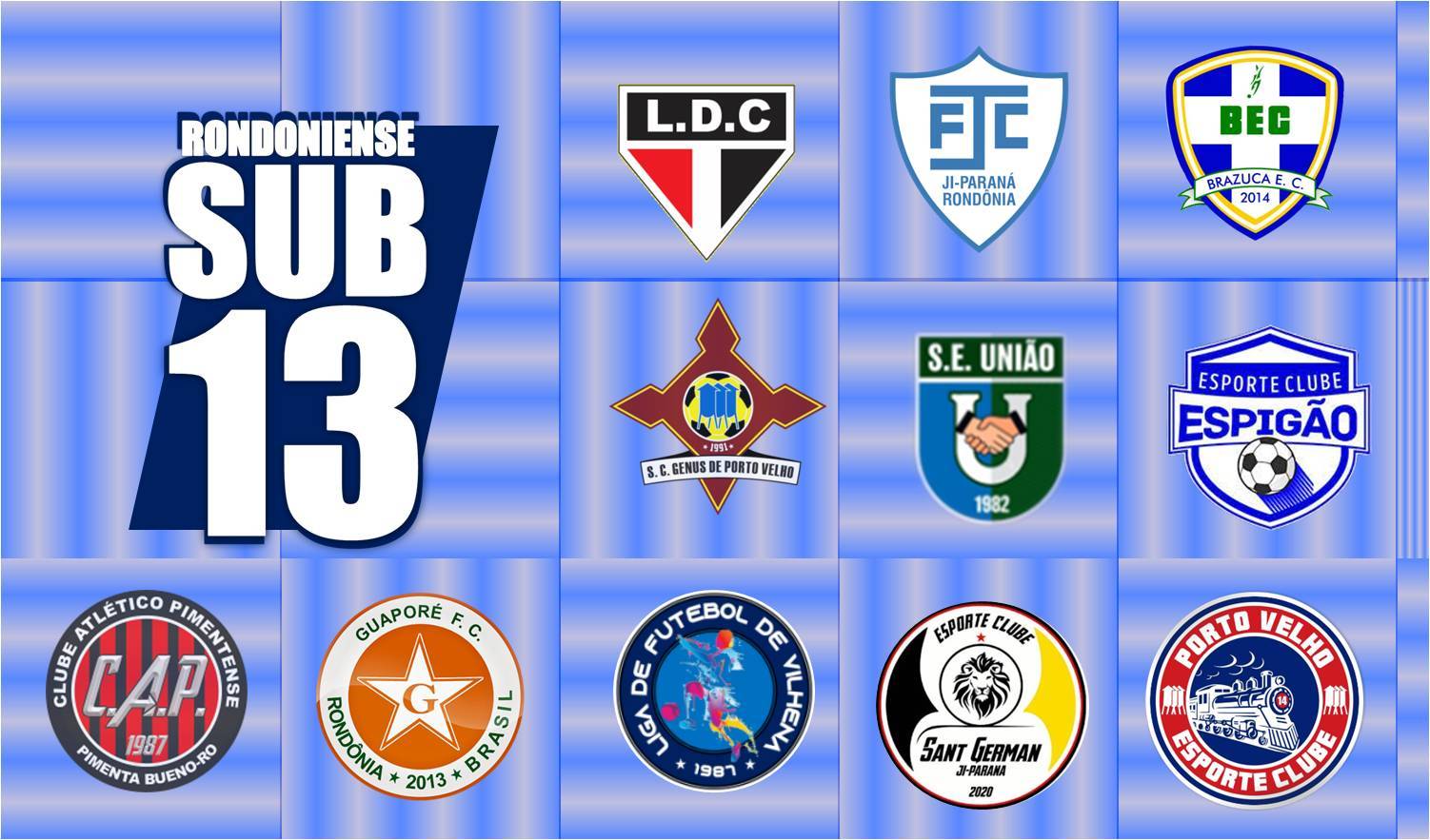 Com sede em Cacoal, Campeonato Rondoniense Sub-13 contará com a participação de 11 clubes