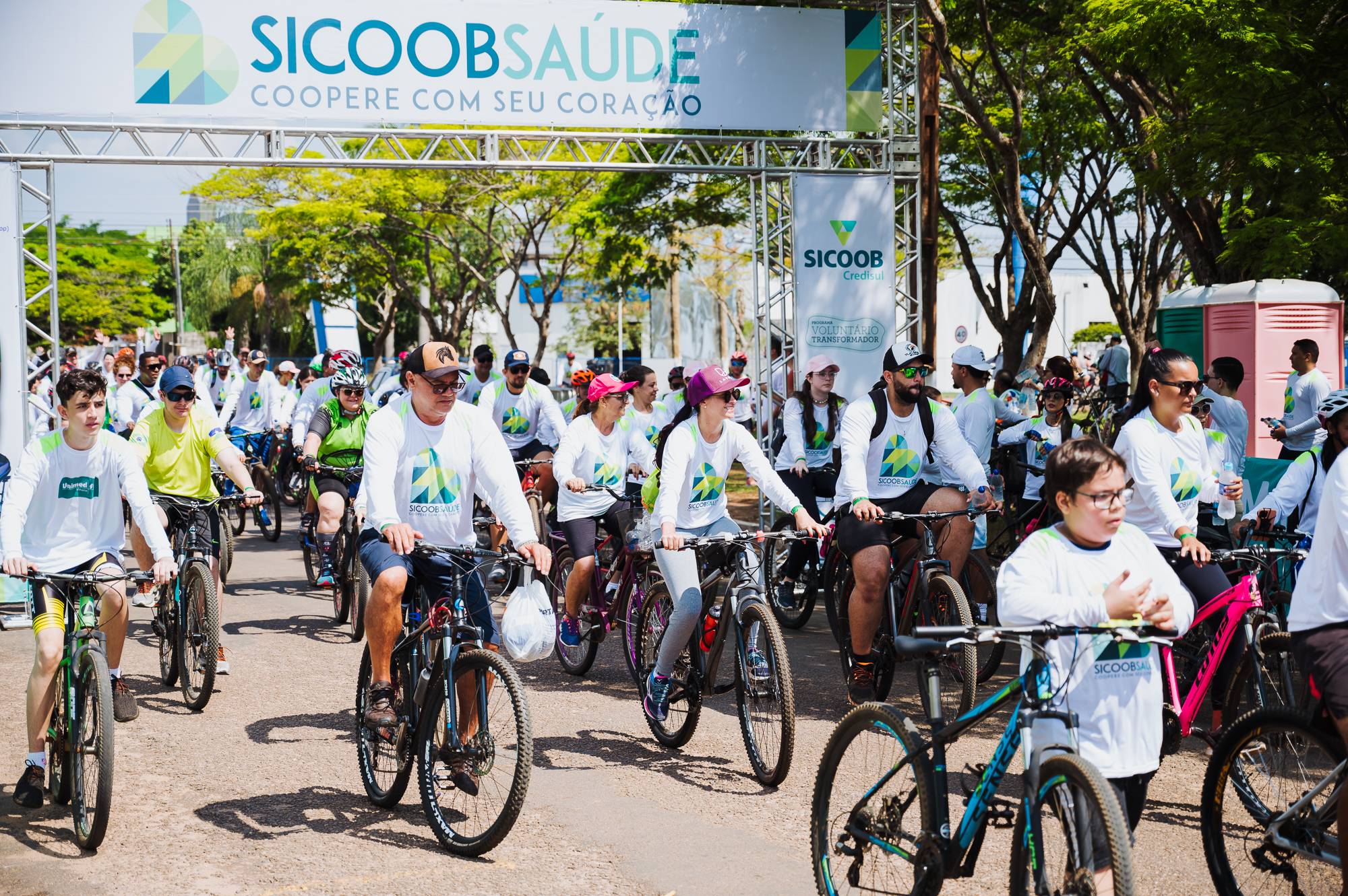 Sicoob Saúde reúne 10 mil ciclistas em 31 cidades pelo Dia Mundial do Coração
