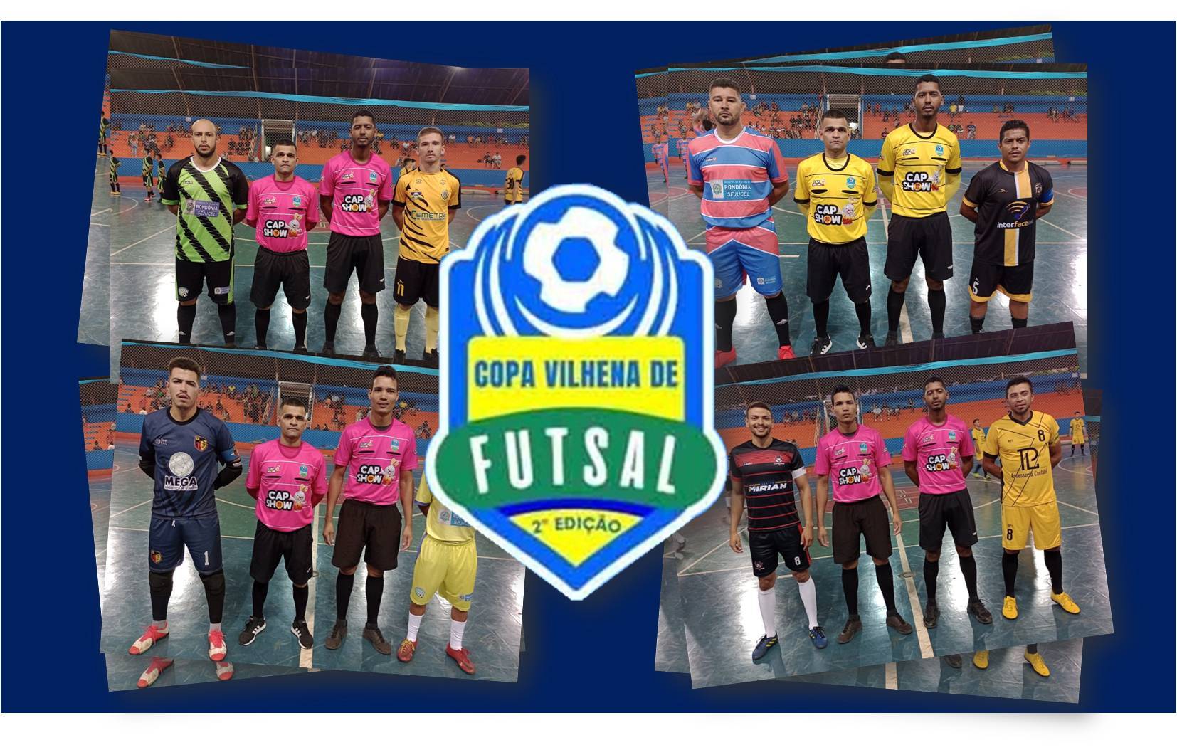 Rodada de sábado da Copa Vilhena de Futsal teve quatro jogos no Ginásio Jorge Teixeira e 22 gols marcados