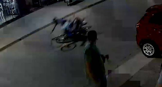 ASSISTA: vídeo registra mais um acidente em avenida movimentada de Vilhena, onde moradores pedem quebra-molas