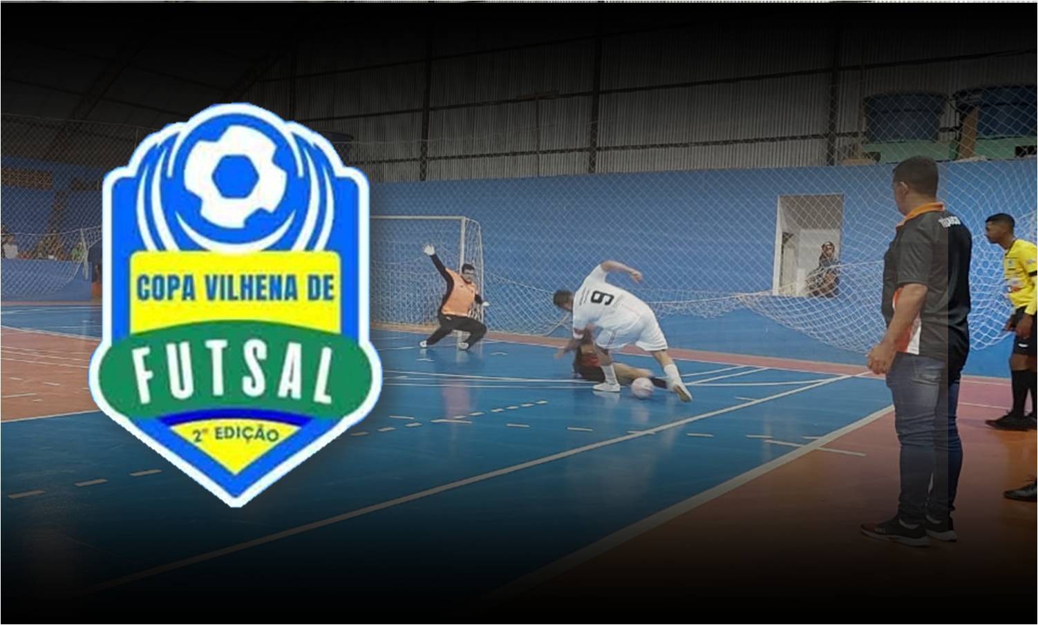 Final de semana com sete jogos pela Copa Vilhena de Futsal; confrontos acontecem no Jorge Teixeira
