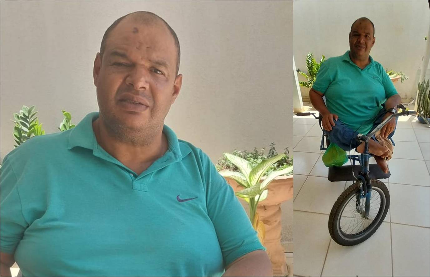 Vilhenense que garante sustento da família vendendo sabão cria vakinha virtual para comprar cadeira de rodas motorizada