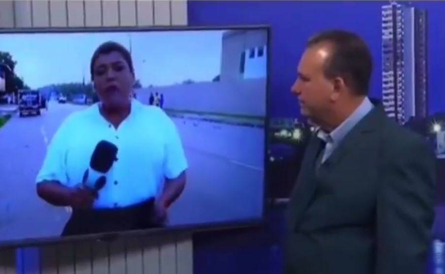 ASSISTA VÍDEO: em Rondônia, jornalista chora ao vivo na TV ao descobrir que morto em acidente era seu amigo de infância