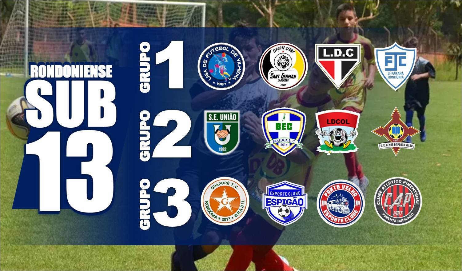 Federação divulga tabela e regulamento do Rondoniense Sub-13; Cacoal será a sede do Estadual Infantil