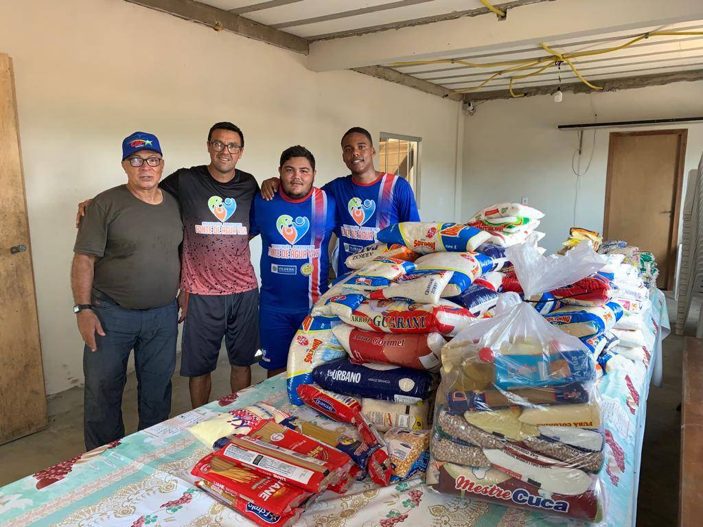 Mais de meia tonelada de alimentos arrecadados na 4ª Etapa do Circuito Vilhenense de MTB foram entregues a projeto social