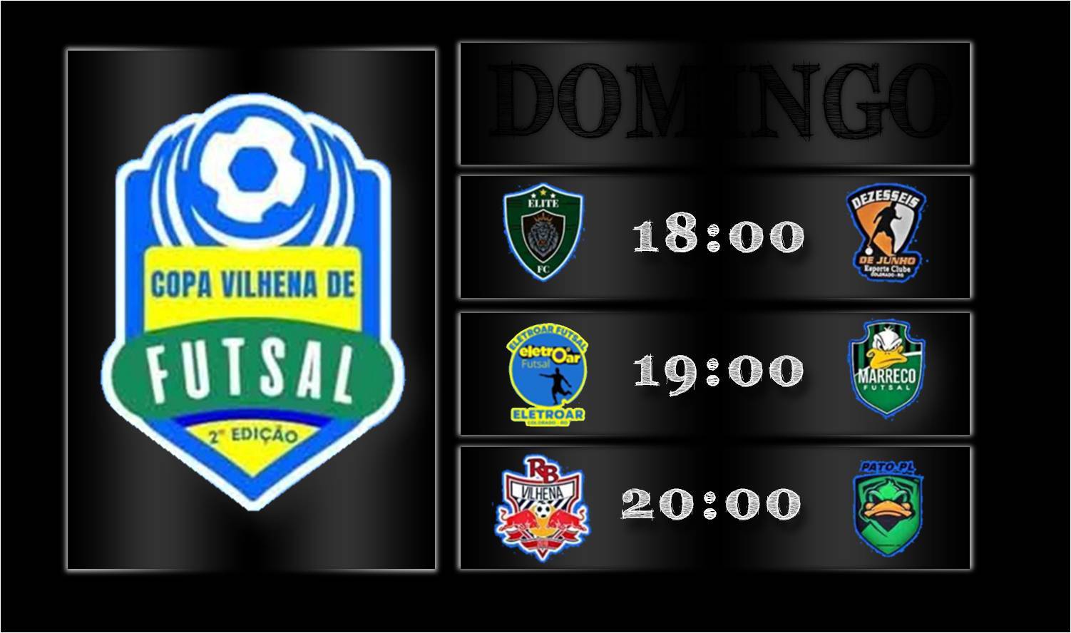 Última rodada da fase classificatória da Copa Vilhena de Futsal é neste sábado, no Ginásio Jorge Teixeira de Oliveira