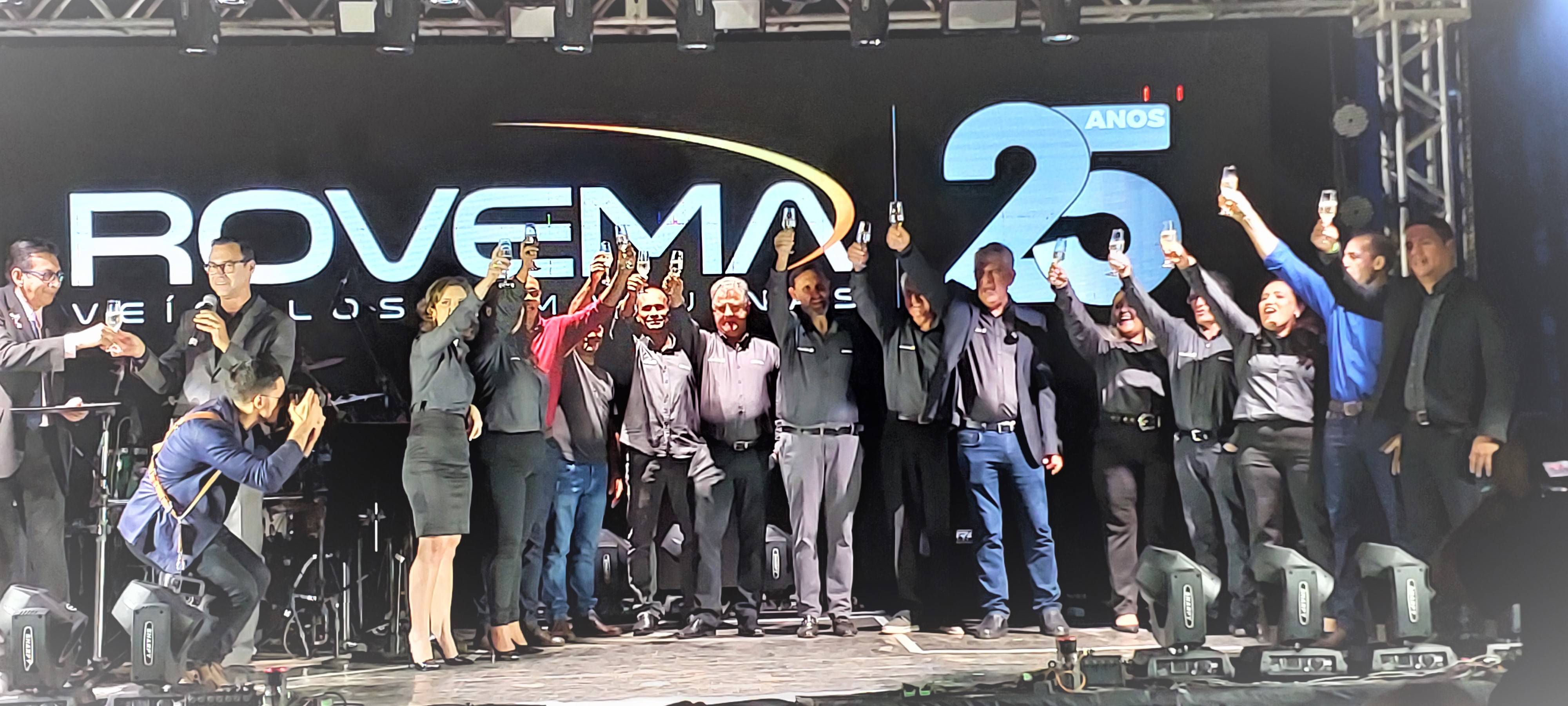 Rovema Veículos completa 25 anos com festa em Vilhena que reuniu diretores, colaboradores e clientes do Grupo Rovema