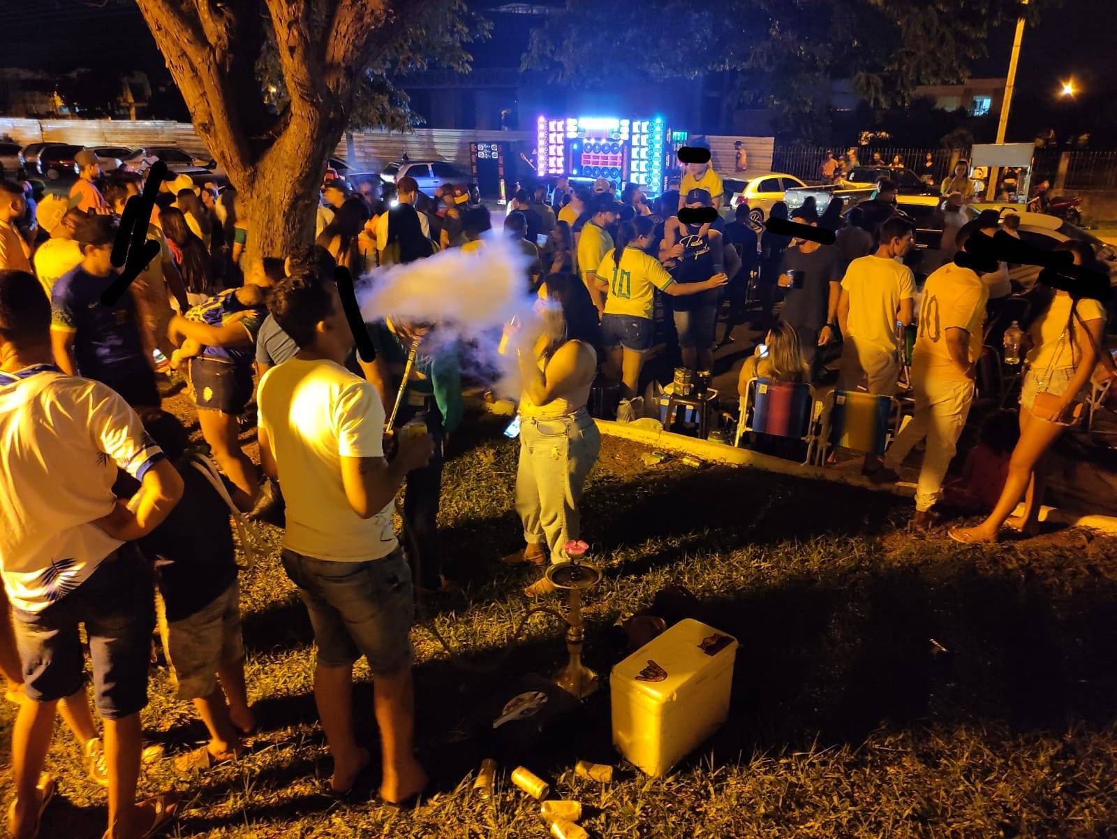 Bolsonaristas se reúnem em festa com funk e arrancadão no Centro de Vilhena, apesar de derrota na eleição presidencial
