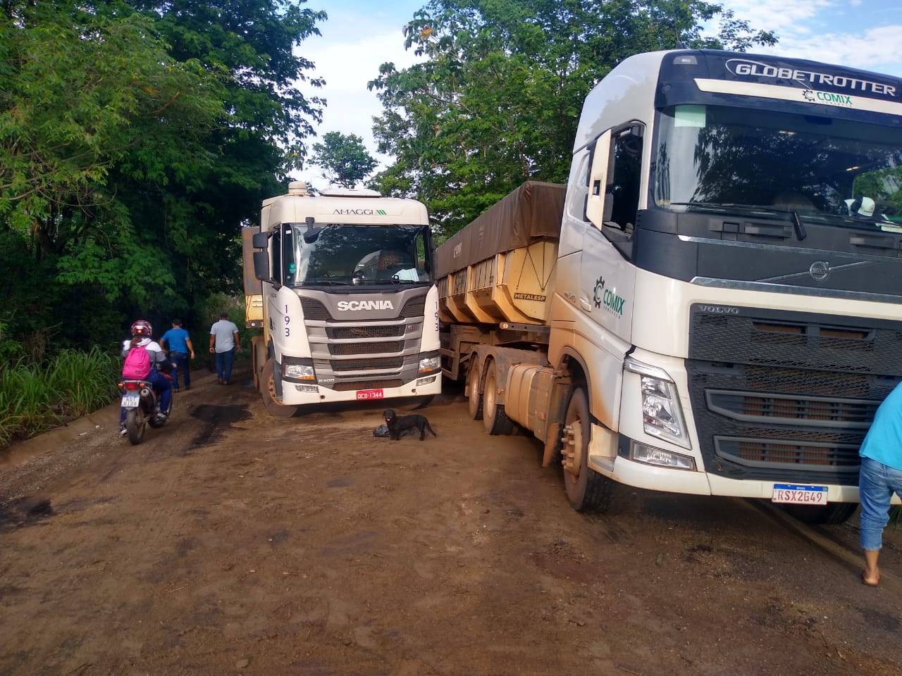 VEJA VÍDEO: vândalos derramam óleo em rodovia que liga Cerejeiras a Colorado do Oeste e mais de 100 alunos do IFRO ficam sem aulas