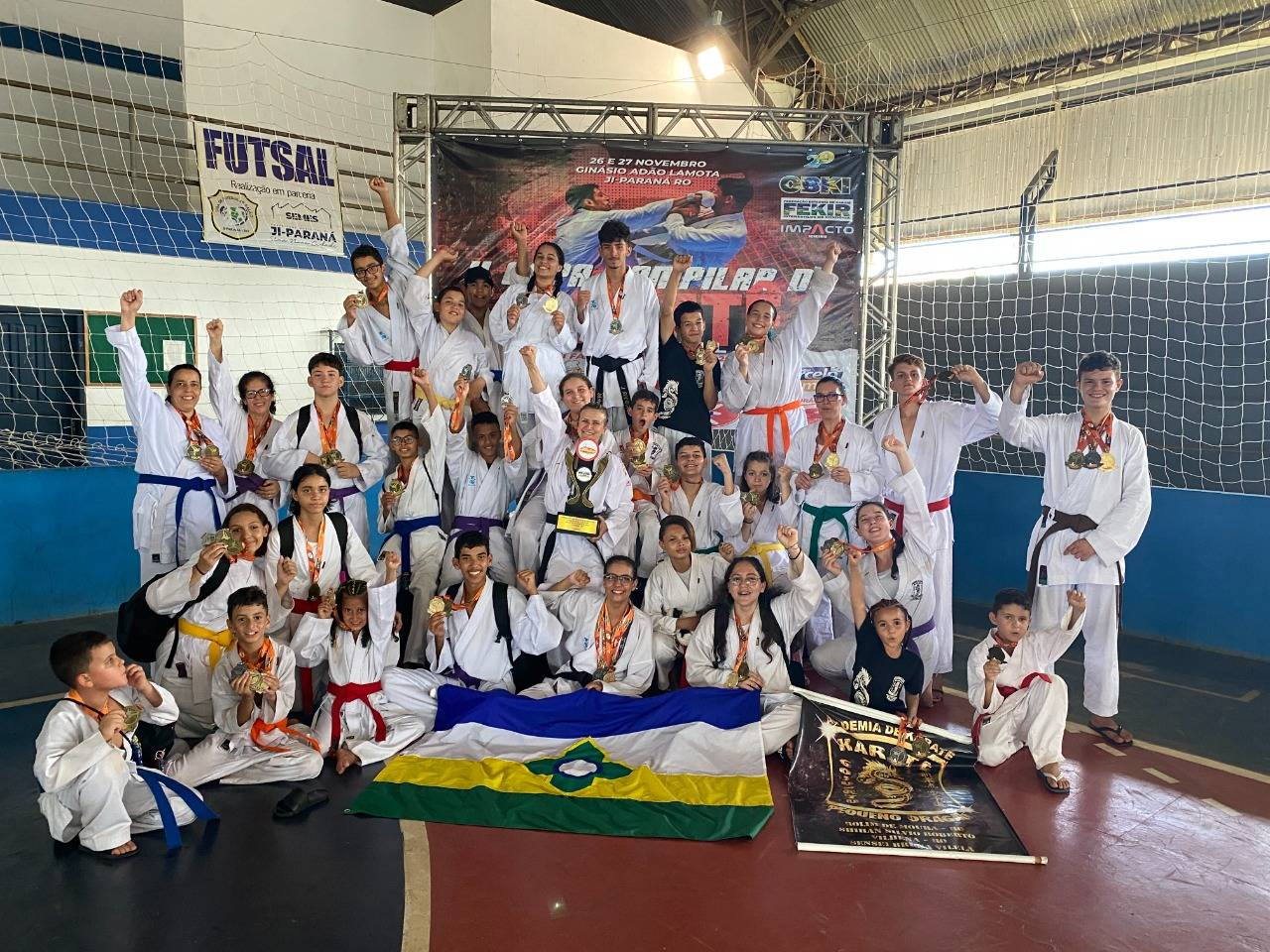 Karatê vilhenense conquista medalhas na última Etapa da Estadual de Karate Interestilo que aconteceu em Ji-Paraná
