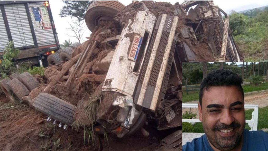 Identificado o caminhoneiro que morreu após carreta carregada de gado tombar em rodovia que liga Chupinguaia à BR 364