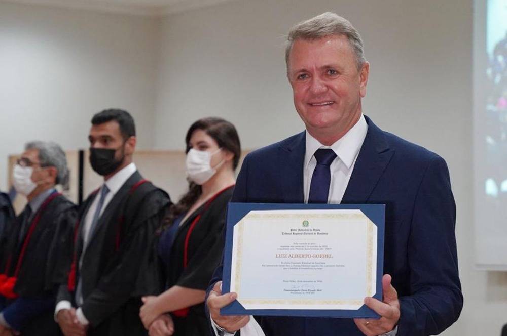 Deputado Luizinho Goebel é diplomado para o quinto mandato parlamentar pelo Tribunal Regional Eleitoral de Rondônia