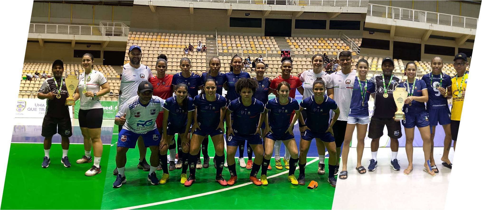 Reforçada por atletas do Real Futsal de Vilhena, Houve Via Motos é campeã da Copa MT de Futsal Feminino