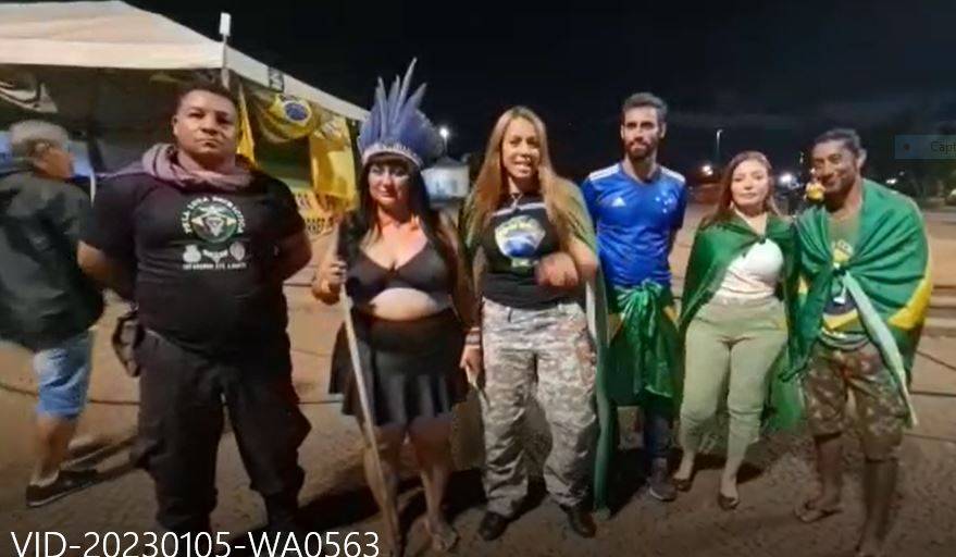 VEJA VÍDEO: dois moradores de Cerejeiras estão entre manifestantes que pretendem invadir o Congresso Nacional na semana vem