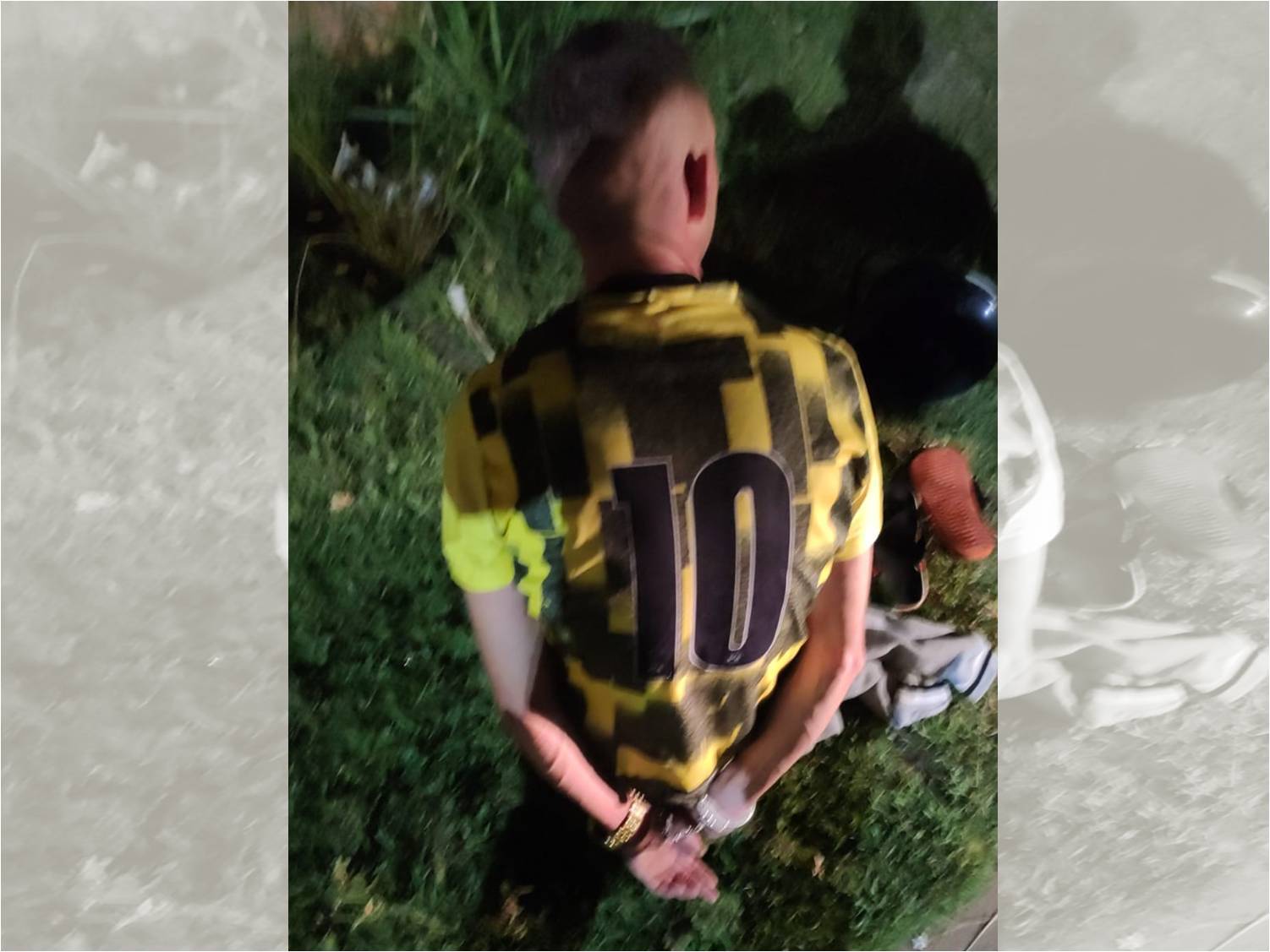 Ao ser abordado, homem com mandado de prisão em aberto tenta fugir, mas acaba detido pela Patrulha Reforço da Polícia Militar