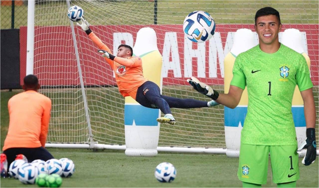 Estreia da Seleção Brasileira no Sul-Americano Sub-20 teve um rondoniense como titular no gol