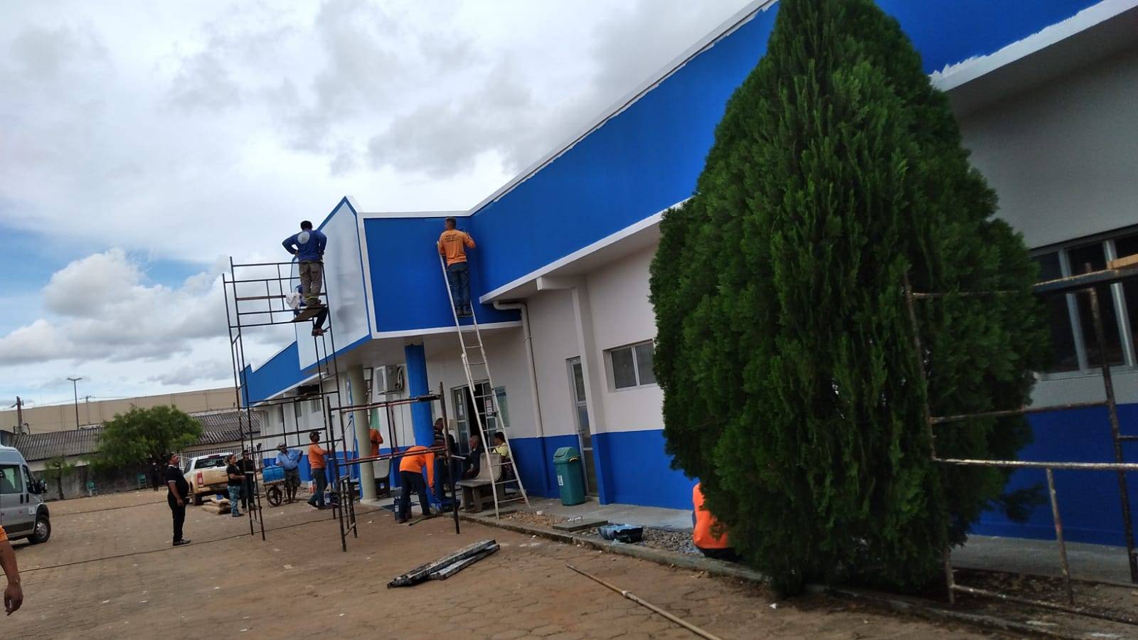 Em Vilhena, apenados do regime fechado executam em uma semana obra pública que poderia demorar até seis meses