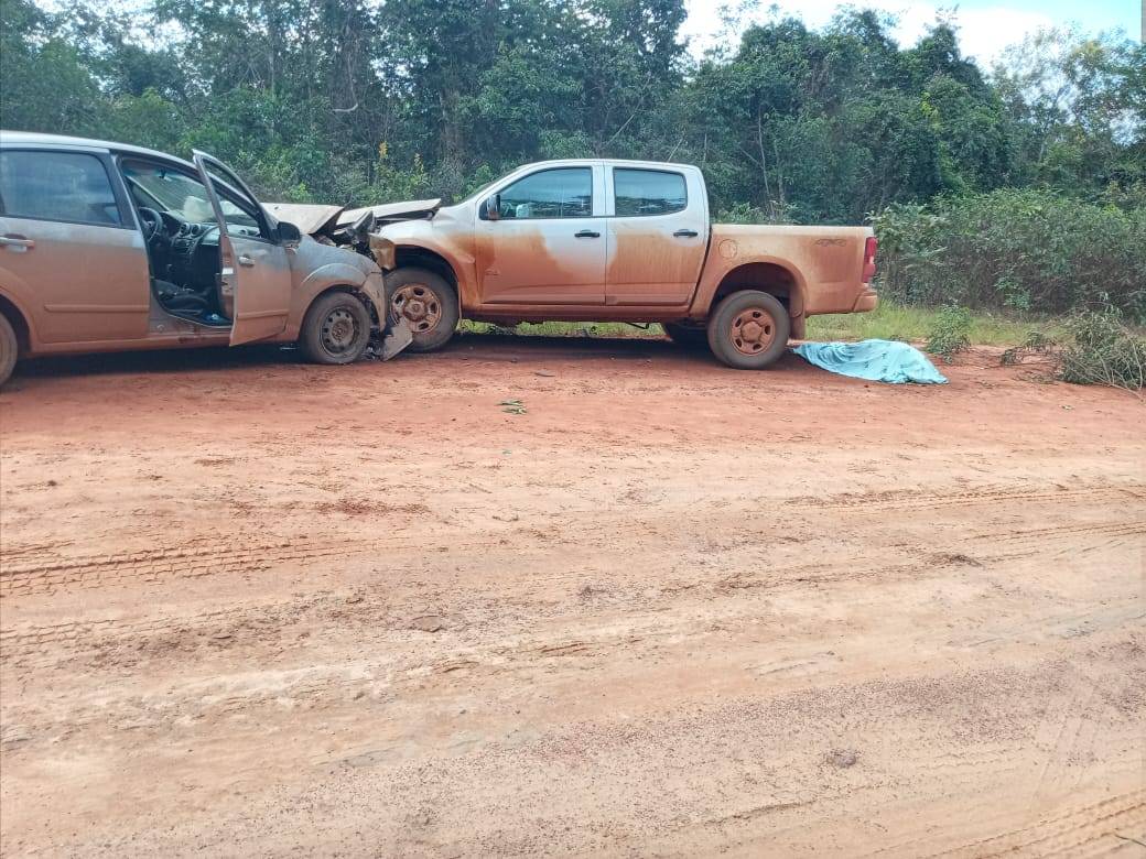 Buraco em rodovia federal de terra que liga Vilhena a Juína teria provocado acidente que matou morador de MT