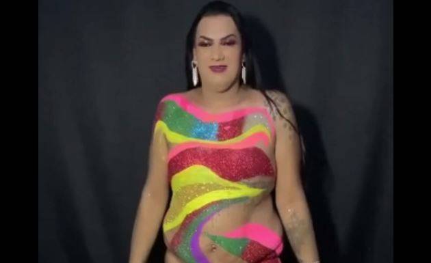 ASSISTA: travesti que causou polêmica em concurso grava vídeo como “Globeleza” e volta a “causar” nas redes sociais em Rondônia