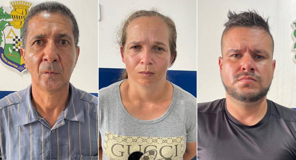 Em Mato Grosso, polícia prende dois homens e uma mulher que confessaram ter aplicado golpes em cidades de Rondônia