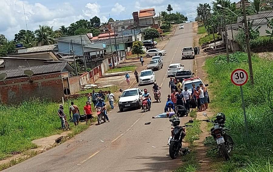 Motorista de picape que bateu em duas motos e provocou uma morte em Colorado do Oeste é idosa, prestou depoimento e foi liberada