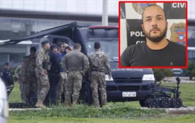 Morador de cidade vizinha que planejou explodir bomba no aeroporto de Brasília chora na prisão e diz que está arrependido