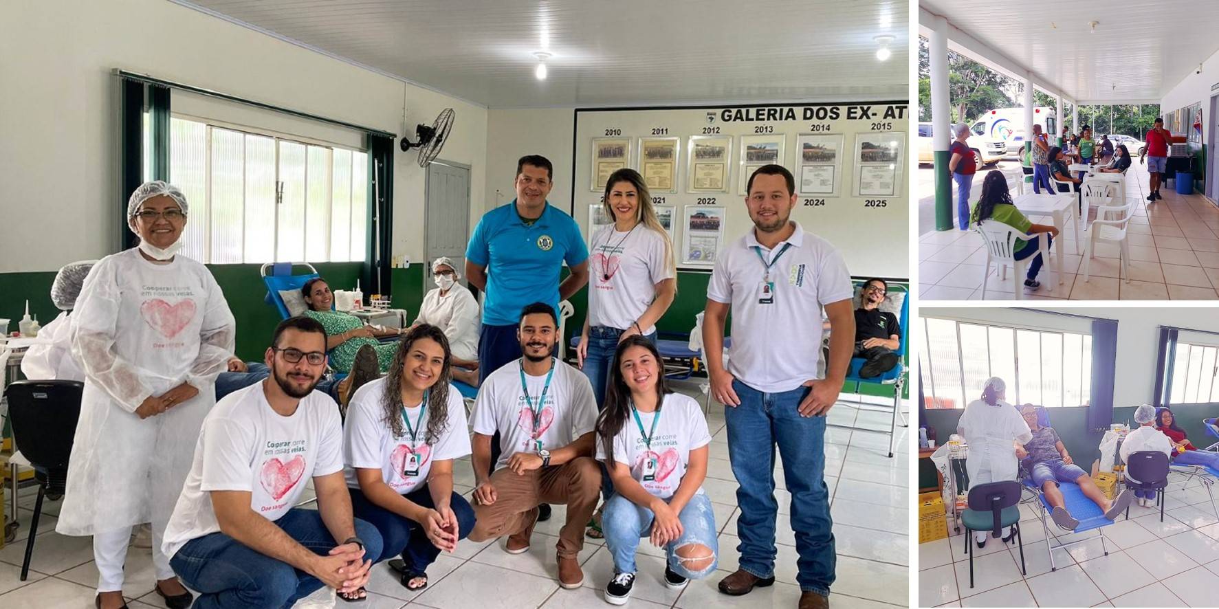 Com apoio da Sicoob Credisul, Hemocentro Regional de Vilhena arrecada 158 bolsas de sangue em Colorado do Oeste