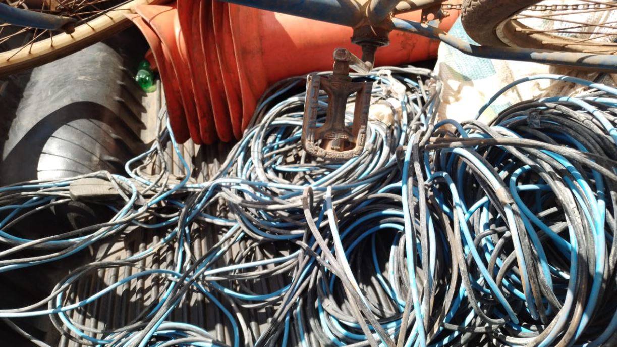 Vilhena: três ladrões assaltam mercadinho e dois são presos; homem com grande quantidade de fios elétricos furtados também acaba na cadeia