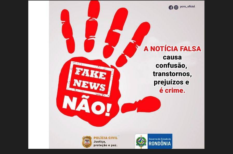 Com fake news sobre supostos ataques contra escolas em RO se espalhando, Polícia Civil emite nota e tranquiliza pais de alunos
