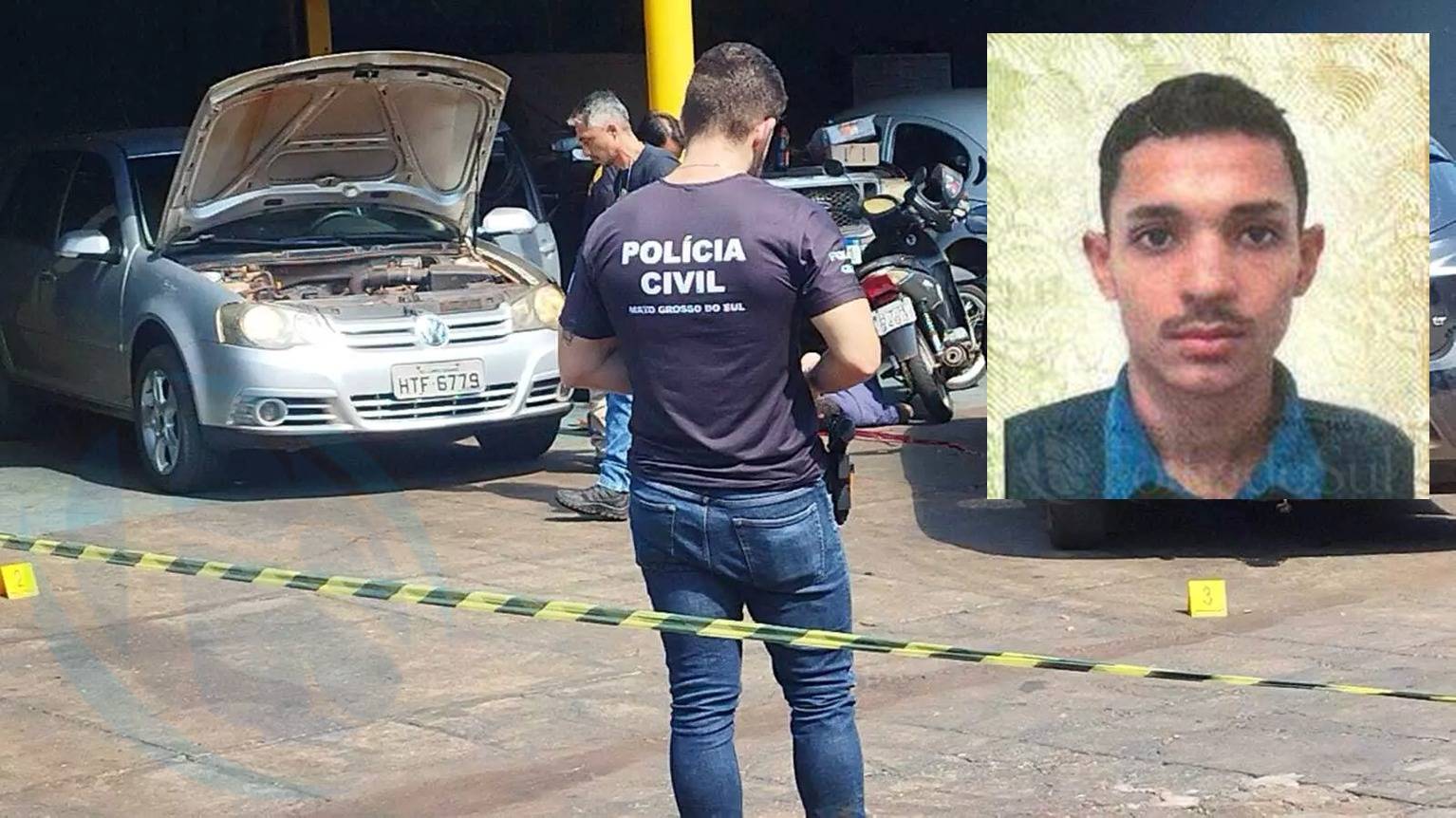 Mecânico executado a tiros de pistola enquanto trabalhava em oficina em MS era acusado de homicídio em Rondônia