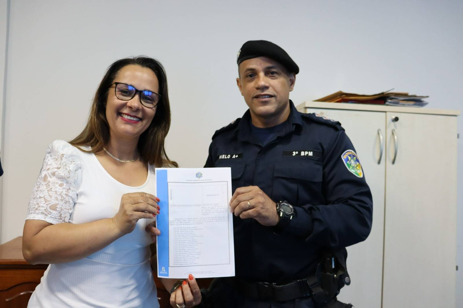 Deputada Rosangela Donadon vai homenagear policiais militares que resgataram criança sequestrada em Vilhena